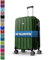 MY TRAVEL BAG Hartschalen-Koffer Trolley ABS Reisekoffer 4 Zwillingsrollen (Handgepäck-Mittel-Groß-Set) + 5cm Dehnungsfuge (Smaragdgrün, Großer Koffer (75cm))