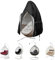 Neuradical Egg Chair Cover, Patio Hanging Egg Chair Cover with Zipper, Heavy Duty Egg Chair Covers Waterproof, Resistant to Sunlight and Fading, PU Coating-230x200cm, Black