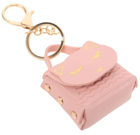 LIFKOME Porte-clés Chat Mini Porte-Monnaie Pendentif Dessin Animé pour Fille Garçon Fille Clé Organisateur Léger