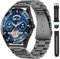 BANGWEI Smartwatch für Herren, mit Bluetooth-Anrufen, 1,32 Zoll (3,9 cm), HD-Display, Smartwatch mit 400 mAh Akku, 100 + Sportmodi, Herzfrequenz, SpO2, Schlaf, IP68, wasserdicht, für Android iOS