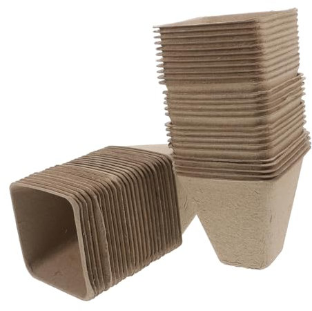 SUPVOX 50piezas Mini Macetas De para Plantas Macetas con Drenaje Herramientas Educativas