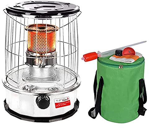 BomDog Kerosene Heaters Camping Oil Paraffin Heaters Universal Outdoor Kerosene Stove Burner Heating Area 25㎡/6L Fuel Tank