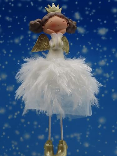 Pommerntraum ® | Dekofigur Weihnachtsdekoration Weihnachtsengel Engel Schutzengel Guardian Angel Weihnachtsdeko Marie (Marie)