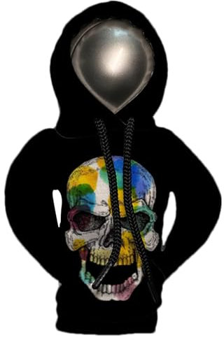 Schaltknauf Hoodie, Halloween Schädel Auto Schalthebel Abdeckung, Hoodie Auto-Schalthebel-Abdeckung, Schalt-Hoodie,Pulli für schaltknauf,Lustige Hoodies Schalthebel Dekoration,Auto Schalthebel Zubehör