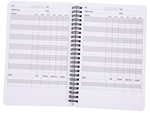 Happyyami Übungstagebuch Für Fitness Trainingsnotizbuch Mit Spiralbindung Fitnesstagebuch Zur Ergebnisverfolgung Trainingstagebuch Für Frauen Und Männer Fitnessstudio-notizblock Zur Messung