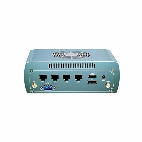 PcZinophyte Solider FU04 Firewall-Mini-PC Ryzen 5 7535U 4 * 2,5G LAN 2 * DDR5 2 * NVMe NAS-Computerunterstützung Proxmox Machine Vision