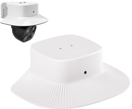 Lonnky Kamera Regenschutz für eufy SoloCam S340, Wetterfeste Sonnenschutz-Abdeckung für Außenkamera, Schützt vor Regen, UV-Strahlen und Blendung, Zubehör für Outdoor-Überwachung