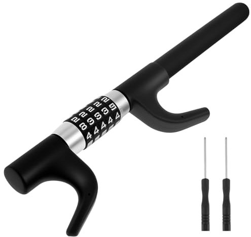 Lenkradschloss für Auto Skalierbar Lenkradkralle mit Zahlenschloss U-förmiges Design Diebstahlsicherung Wohnmobil Hohe Sicherheit Lenkradsperre für Autos LKWs Vans SUV