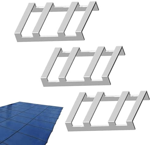 Poolabdeckung Verschluss,3 Stück Pool Zubehör - Für Teich Garten Zuhause Rasen Fläche Sicherheit