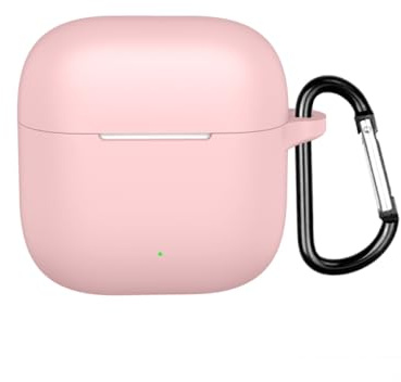 Custodia in silicone auricolari senza fili per OPPO Enco Air 4i Custodia antiurto a conchiglia Custodia protettiva manica Cover compatibile con per OPPO Enco Air 4i (rosa)