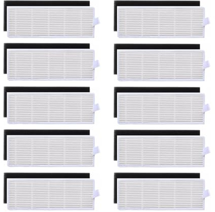 PNESHGTT Seitenbürste for Saugroboter, HEPA-Filter, Wischtücher und Putzlappen, kompatibel mit Easy Home RVC 5000, Ersatzteile, Bürsten, Reinigungstuch(Plum)