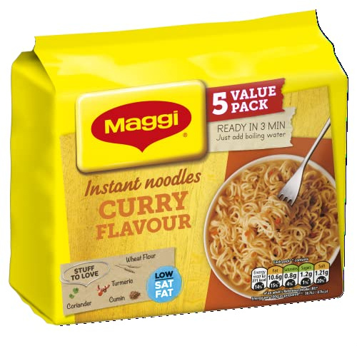 Maggi 3 Minute Curry Noodles 5 per pack, 295g