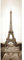 awallo Panneau décoratif - Motif Tour Eiffel Paris - Beige - 100 x 280 cm - Papier peint photo avec tour Eiffel Paris sur papier peint non tissé - Fabriqué en Allemagne - Traitement simple et rapide