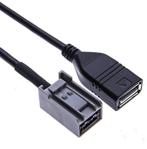 Keple AUX USB Cable Compatible with Honda Civic Jazz CR-V Honda CRZ Costa Accord Odyssey Crosstour Insight Legend (2008-Onward) | Mp3 WMA Music Interface Adapter to USB Drive