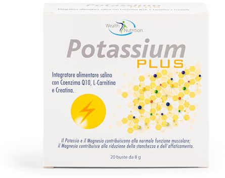 PotASSIUM PLUS Nahrungsergänzungsmittel Salzfutter mit Coenzym Q10, L-Carnitin und Creatin