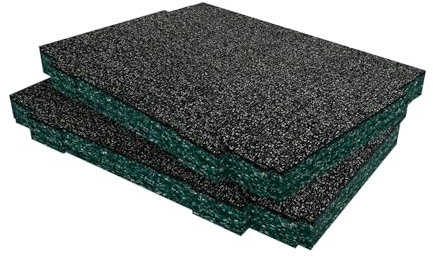 Shadow Foam Insert Pack compatible with Makpac Modular Systems | Cut and Peel Foam for Toolbox Organisation (Teal, 30mm)