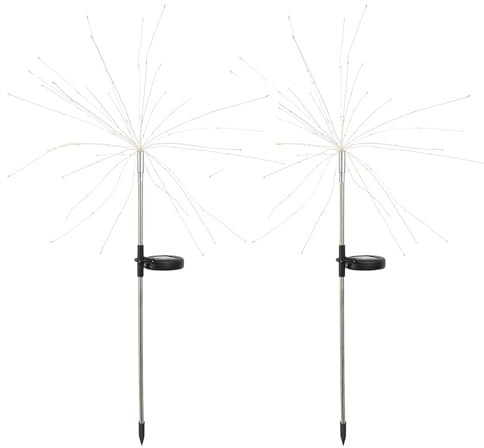 2 Solarbeacons zum Anpflanzen H97cm 2x FIREWORKS SPIKE