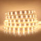 Wisada Doppelreihe LED Streifen 5m, 220V SMD 2835 120LEDs/m Superhell Flexibler Streifen, Biegbarer Schnitt Innen LED Lichtband Warmweiß LED Band mit Schaltstecker für Schlafzimmer, Schrank
