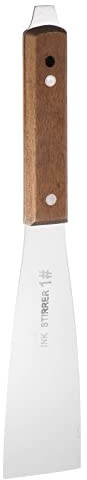 sourcing map Painting Knives 45mm Width Shovel Mixing Palette Scraper with Wood Handle for Oil Paint Craft Spreading(1#)