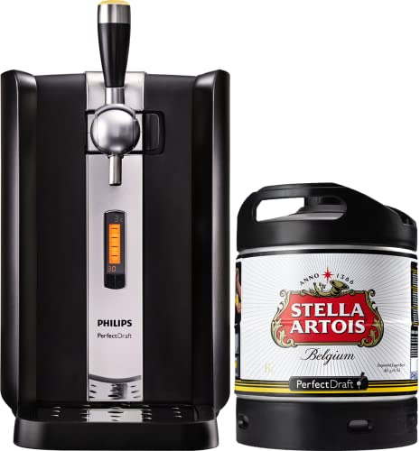 Perfect Draft Zapfanlage HD 3720/26 + 6L Fass | Fassbier, inkl 5 EUR MEHRWEG Pfand (Stella Artois)