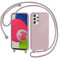 AOMYKE Handyhülle für Samsung Galaxy A52s / Samsung Galaxy A52 4G 5G Hülle mit Band, Handyband Samsung A52s / A52 5G Hülle zum Umhängen Schutzhülle mit Kette Kordel TPU Liquid Silikon Case, Pink
