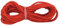 KD89 Corde pour Horloge, comtoise à partir de 1970 - Nylon Rouge, tressée Ø2mm - Longueur 4,20m