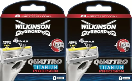 Wilkinson Sword Quattro Titanium Precision Lot de 16 lames de rasoir