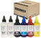 COCADEEX 600 ml DTF Tinte kompatibel mit Epson ET-8550 ET-8500 ET-2800 ET-2803 ET-2850 XP-15000 R1390 R2400 1400 1430 L1800 L800 Drucker-Wärmeübertragungstinte für reine Baumwolltücher 100 ml. 6 Stück