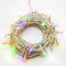 hellum LED Lichterkette innen bunt, 40 LED bunte Lichterkette Innen mit 8 Funktionen, strombetrieben, 5,85m beleuchtete Länge mit transparentem Kabel <59 lm 151503