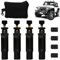 Moreeulsi Sgonfiatore automatico per pneumatici, sgonfiatore rapido per pneumatici,Sgonfiatori d'aria regolabili per pneumatici - 4 pezzi (10-30 PSI) 4x4 Auto-Stop Strumento di gonfiaggio pneumatici