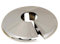 ODSUPPLIES Chrome PVC Pipe Collar - 10mm (Pack of 2)