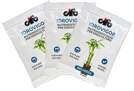 Idrovigor - concime nutrimento base idrocoltura [30 ml bustina monodose] (3 bustine)