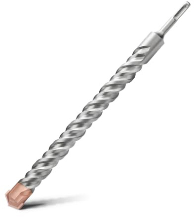 HSAWBIT 32mm x 350mm LONG SDS MASONRY DRILL BIT, SDS PLUS SHANK | TUNGSTEN CARBIDE TIP FOR WALL STONE CONCRETE BRICK