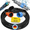 maxgo 10m Camping Adapter CEE auf Schuko 230v 16a 3x1,5 H07RN-F Stromadapter Stromkabel Landstromanschluss Adapterkabel Verlängerungskabel Kabel Wohnmobil Schukostecker Mennekes Campingkupplung