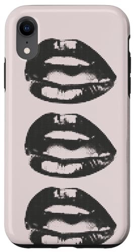 Aesthetic Lips Y2K Goth Sexy Case for iPhone XR