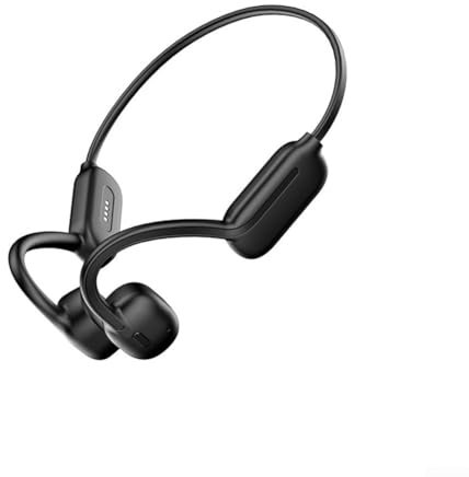 SPORTARC Auriculares de conducción ósea ideales para nadar, con 5 3 y almacenamiento de música integrado (es negro)