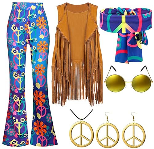 Generisch 80er Jahre Kleidung Damen Set Neon 80 Jahre Outfit Party Mädchen Partei Fancy Dress Zubehör Set Lustige Pärchen Kostüme Neon Pink Top Damen Sport