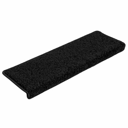 vidaXL Stufenmatten 20 STK. 65x21x4 cm Schwarz Rechteckiger Rand