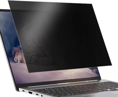 gifyym Laptop Sichtschutz - Silikon Sichtschutz Filter | +/-30 Blickwinkel Laptop Sichtschutz | Abnehmbarer Sicherheitsschild | Schutzfolie für Computerbildschirm und Laptop