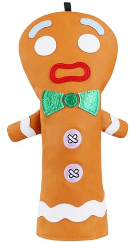 LZFAN Lustige Golfschlägerhaube, Schlägerhaube, Fairway-Holz, Hybrid-Schlägerhaube, braunes Monster Cookie