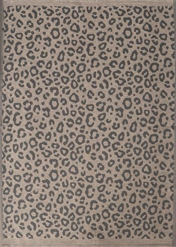 Ross Geschirrtuch 50x70 cm Leopardenmuster, 100% Baumwolle, fusselfrei | Aus 100% reiner Baumwolle, saugfähig, fusselfrei, zum Abtrocknen von Gläsern und Besteck, waschbar bei 60 Grad