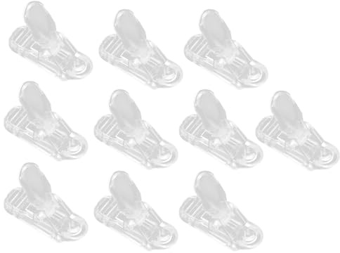 Wynrzyj 10-teiliges Zelt Clip Markisen Klemmen Planen Set, transparente Klemmen, winddichtes Seil, befestigt für Camping Befestigungen Freien