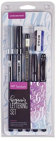 Tombow 56190 - Einsteiger-Schriftsatz Es enthält alles, was Sie brauchen, um anfangen zu spielen.