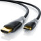 CSL - 10m Mini HDMI Kabel 1.4a Ultra HD Full HD HD Ready 3D Ethernet - 1080p 2160p 4k bei 30 Hz - 3 Fach geschirmt