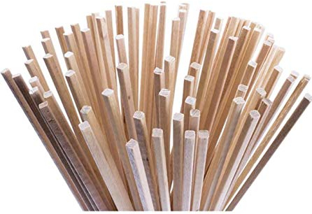 Zuckerwattestäbchen 100 Stück – 40 cm x 0,4 cm – perfekt für Zuckerwatte