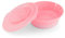 TWISTSHAKE Cuenco con Tapa Alimentación para Bebés de PP y Silicona, Bol sellado, Tazón para Bebé Plato, Vajilla, Sin BPA, 6+ Meses, Rosa pastel