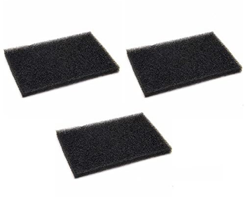 vhbw 3x Motorfilter Schaumfilter Filter Ersatz für AEF03, 900084488-7 kompatibel mit AEG Vampyr CE 220, CE 250, CE 270, Electrolux Progress, Privileg Staubsauger