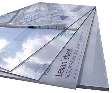 Polycarbonate (verre acrylique, plexiglas*) [1000 x 600 mm] Plaque incolore, plaques.