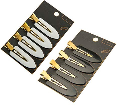 Minkissy 8 Stück Nahtlose Haarspangen Make Up Haarklammern Blatt Haarclips Haarstyling Make Up Haarschmuck Friseur Salon Zuhause