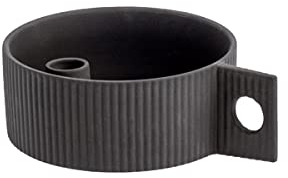 Storefactory [W] [W2023/02] LIDABY small Dark Grey Candlestick